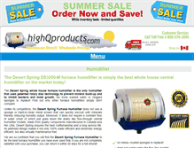 Tablet Screenshot of highqproducts.com